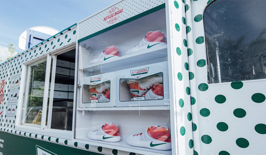 Kyrie Irving Nike/Krispy Kreme Shoes (Image by AdWeek)