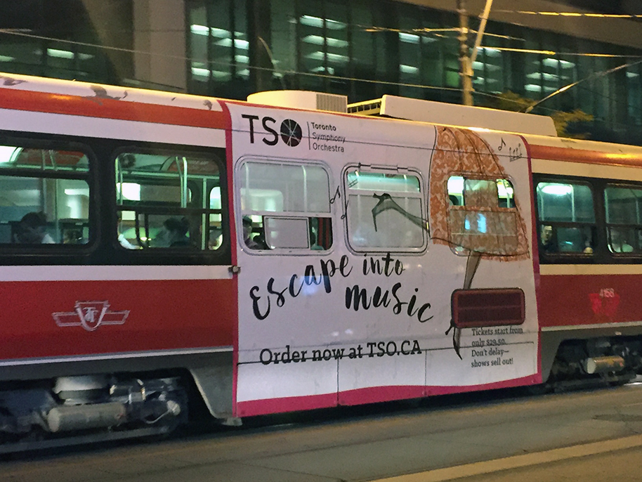 Toronto Streetcar Wrap