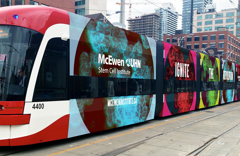McEwen Stem Cell Institute bus wrap