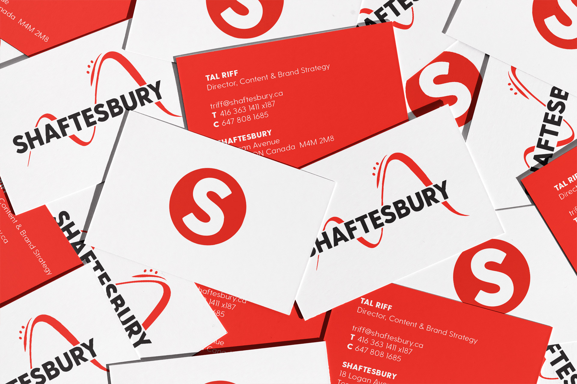Shaftesbury business cards